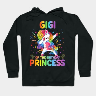 The Birthday Princess Girl Dabbing Unicorn Hoodie